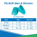 Vive Health Heel Cups with Shock Absorbing Support for Foot and Heel Pain Relief, Pair, Medium