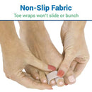 Vive Health Toe Wraps with Soft Fabric and Foam for Broken, Hammer Toe Relief, Pack of 4