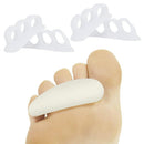 Vive Health Silicone 3-Loop Hammer Toe Splints, 2 Pairs for Toe Pain Relief and Alignment