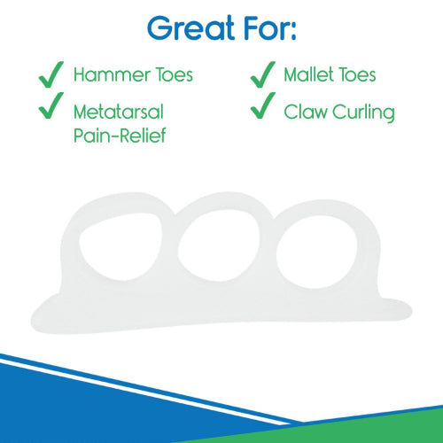 Vive Health Hammer Toe Splint, 3 Loops , 2 Pairs