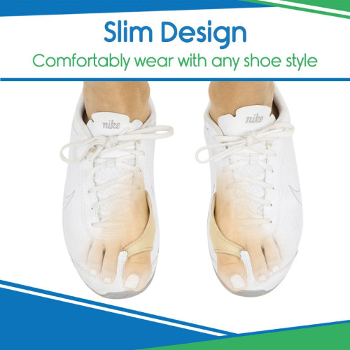 Vive Health Bunion Protector, Fabric Lined Gel, Washable, 4 Pack for Bunion Pain Relief