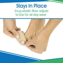 Vive Health Bunion Protector, Fabric Lined Gel, Washable, 4 Pack for Bunion Pain Relief
