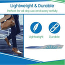 Vive Health Memory Foam Insoles with Semi-Rigid Base for Arch and Heel Support Small, Pair