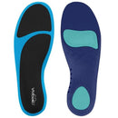 Vive Health Heavy Duty Gel Insoles for Foot and Back Support with Cushioned Heel, Medium