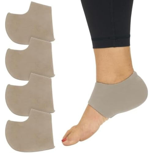Vive Health Fabric Gel Heel Protectors, Beige