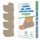 Vive Health Fabric Gel Heel Protectors, Beige, Cushioned support for heel pain relief and comfort. Moovkart