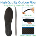 Vive Health Carbon Fiber Insoles for Pain Relief and Foot Support