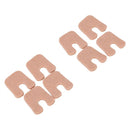 Vive Health U-Shaped Felt Callus Pads, Cushioned Foot Protection for Pain Relief, Brown/Beige