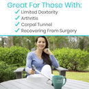 Vive Health Suction Cup Reacher Grabber for Seniors with Lightweight Aluminum Build, Pack of 2