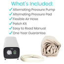 Vive Health Alternating Pressure Pad, Inflatable Mattress System for Bedsore Prevention