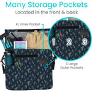 Vive Health Wheelchair Storage Bag with Adjustable Straps for Secure Fit