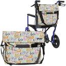 Vive Health Wheelchair Bag, Faith Design Storage Tote for Mobility Aid and Daily Essentials