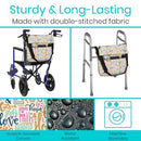 Vive Health Wheelchair Bag, Faith Design Storage Tote for Mobility Aid and Daily Essentials