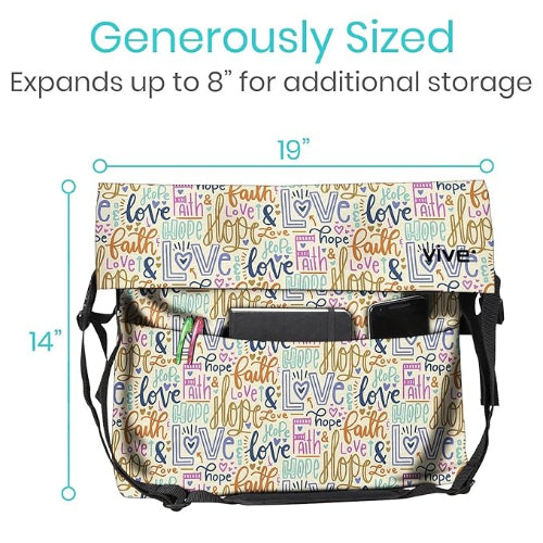 Vive Health Wheelchair Bag, Faith
