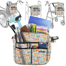 Vive Health Wheelchair Bag, Faith Design Storage Tote for Mobility Aid and Daily Essentials