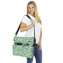 Vive Health Wheelchair Bag, Waterproof Nylon, Buckled Straps, Watercolor Palm