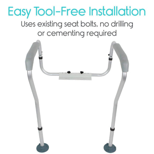 Vive Health Toilet Safety Rail