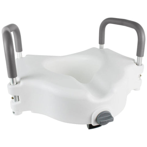 Vive Health Raised Toilet Seat Contoured, 4.5 Inches