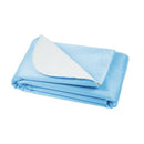 Vive Health Reusable Incontinence Pad, Washable Bed Protector, 34 x 52 Inches, Blue