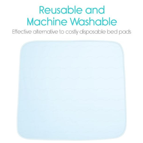 Vive Health Reusable Incontinence Pad, 34 X 36 Inches, Pack of 2
