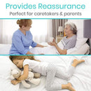 Vive Health Reusable Incontinence Pad, 34 X 36 Inches, Blue, Medium