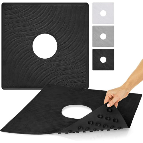 Vive Health Shower Mat, 22x22 Inch, non-slip surface with 200 suction cups for safe shower use. Moovkart