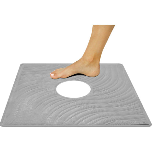 Vive Health Shower Mat, Gray, 22 x 22 Inches