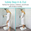 Vive Health Bath Step, Non Slip Bathroom Safety Step Stool for Seniors and Adults, Pack of 2