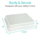Vive Health Bath Step, Non Slip Bathroom Safety Step Stool for Seniors and Adults, Pack of 2
