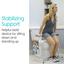 Vive Health Stand Alone Toilet Rail, Pack of 3