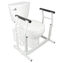 Vive Health Stand Alone Toilet Rail, Lightweight Design, Portable Bathroom Safety Support