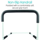 Vive Health Bed Safety Rail, Height Adjustable Steel, Nonslip Foam