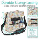 Vive Health Rollator Bag, Waterproof Nylon Lightweight Storage for Mobility Walkers, Faith