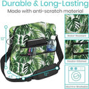 Vive Health Rollator Bag, Waterproof Nylon for Walkers and Rollators with 5 Pockets, Royal Palm