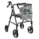 Vive Health Rollator Bag, Waterproof Nylon with 5 Exterior Pockets and Shoulder Strap, Safari