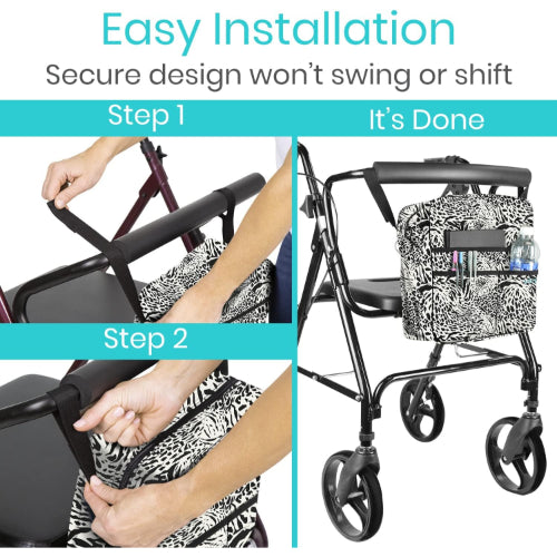 Vive Health Rollator Bag, Safari