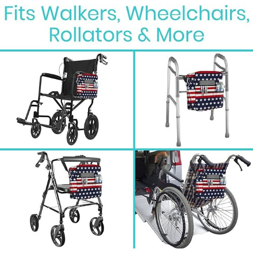 Vive Health Rollator Bag, Americana