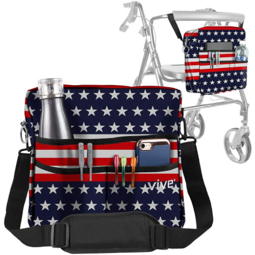 Vive Health Rollator Bag, Americana