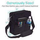 Vive Health Rollator Bag, Waterproof Nylon Storage Tote, Lightweight and Durable, Black