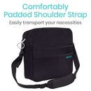 Vive Health Rollator Bag, Waterproof Nylon Storage Tote, Lightweight and Durable, Black