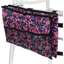 Vive Health Walker Bag, Lightweight Waterproof Nylon with 3 Pockets, Fits All Walkers, Pink Floral
