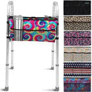 Vive Health Walker Bag, Lightweight Waterproof Nylon with 3 Pockets, Fits All Walkers, Tye Dye