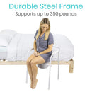 Vive Health Folding Commode, 7.5 Quarts Pail With Lid