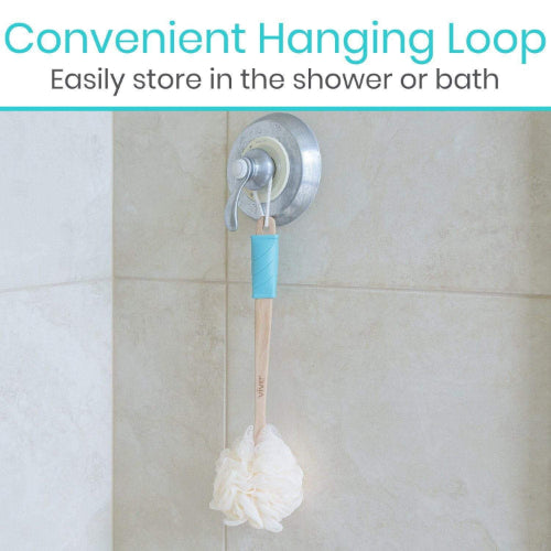 Vive Health Mesh Loofah Brush