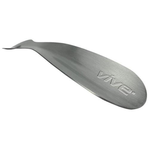 Vive Health 7.5" Stainless Steel Shoe Horn, Narrow/Wide, Rounded