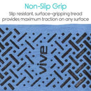 Vive Health Non-Slip Tube Socks Unisex, Tread Dots, 6 Pairs, Blue