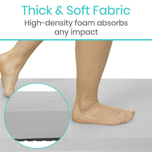 Vive Health Padded Fall Mat, Gray