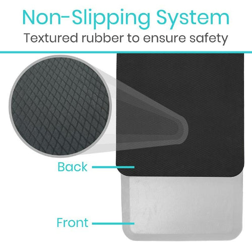 Vive Health Padded Fall Mat, Gray