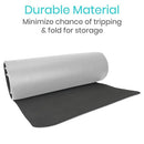 Vive Health Padded Fall Mat, 74 x 24 Inches, Slip-Resistant Bedside Mat for Fall Protection, Gray