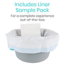 Vive Health Bariatric Commode, Adjustable Steel Frame, Splash Guard